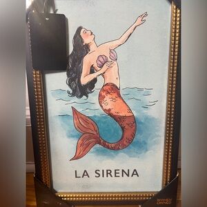 Loteria art - La Sirena/Mermaid